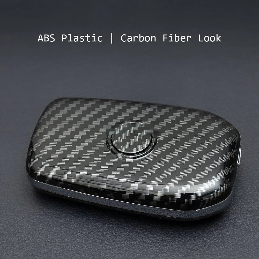 

Carbon Fiber Style Key Fob Cover Case for Toyota For Sienna For Mirai For Fortuner Universal Fitment =NO Hard Shell