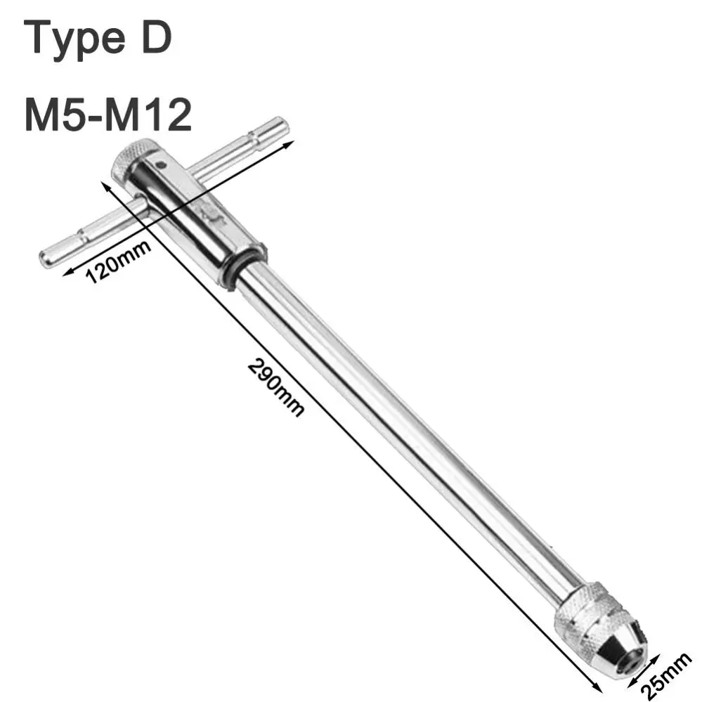 Ultechnovo Clé à cliquet M3-M8 pour taraud manuel réglable avec poignée en T 
