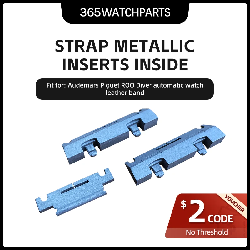 Cinturino In Pelle Inserti Metallici All'Interno Della Fodera In Metallo Slot Fisso Per Audemars Piguet Royal Oak Offshore Diver Cinturino Meccanico