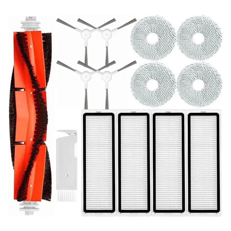 

Vacuum Cleaner Accessories Set As Shown Plastic Replacement Spare Parts Compatible For Xiaomi Robot Vacuum S10+ / S10 Plus