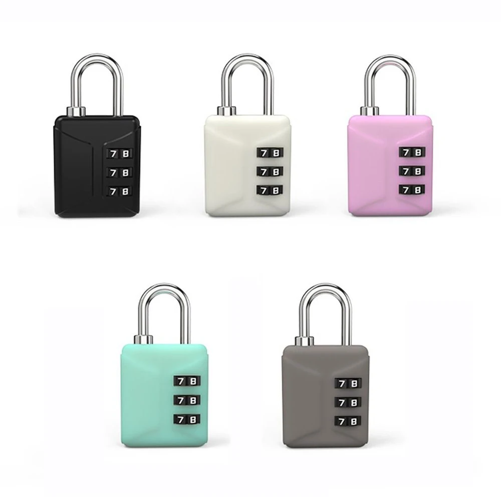 Portable Anti-Theft Combination Lock for Luggage and Backpacks