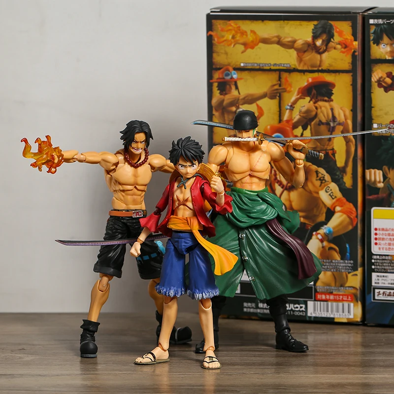 MH Variable Action Heroes One Piece Portgas D Ace Monkey D Luffy