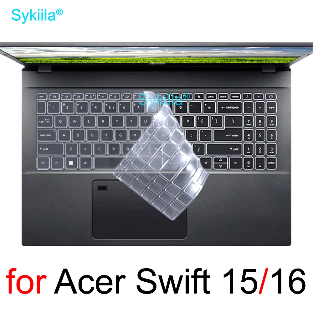

Keyboard Cover for Acer Swift 3 Pro 5 X GO Edge SF315 SF316 SF515 SFA16 SFE16 SFG16 SFX16 Silicone Protector Skin Case 15 16