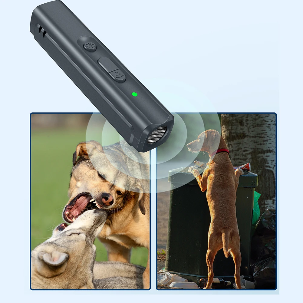 Ultrasonic Dog Repeller Bark Deterrent Dog Trainer Built-in Rechargeable Battery Handheld Barking Control Device pet dog repeller,dog anti bark collar