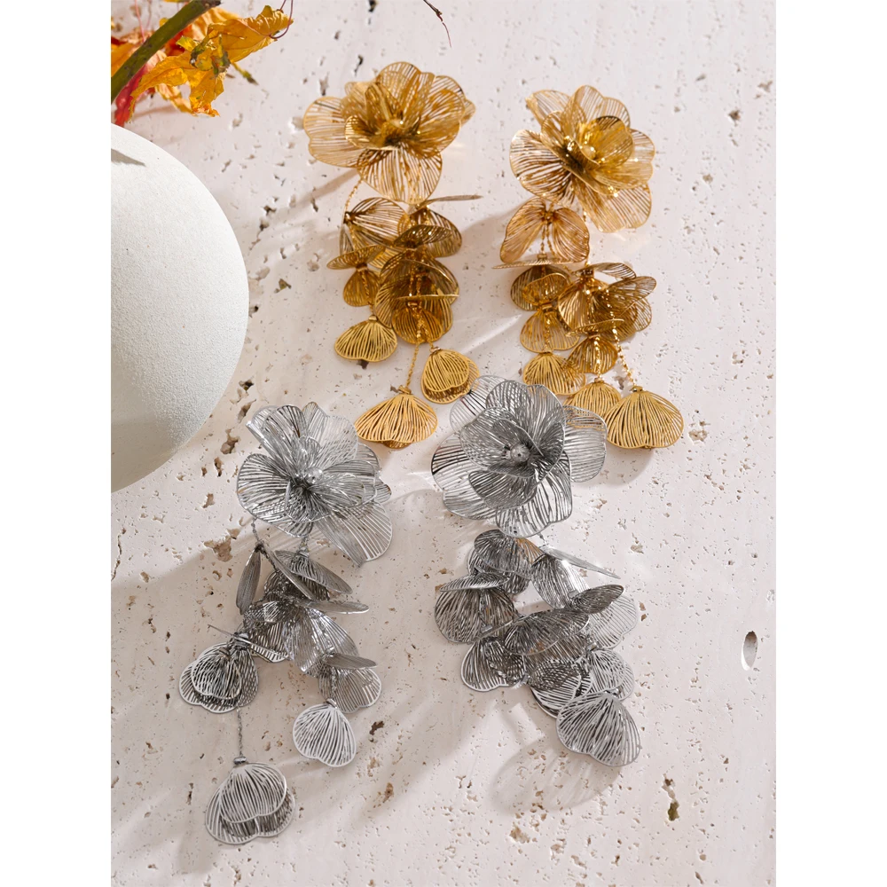 Yhpup Stainless Steel Earrings