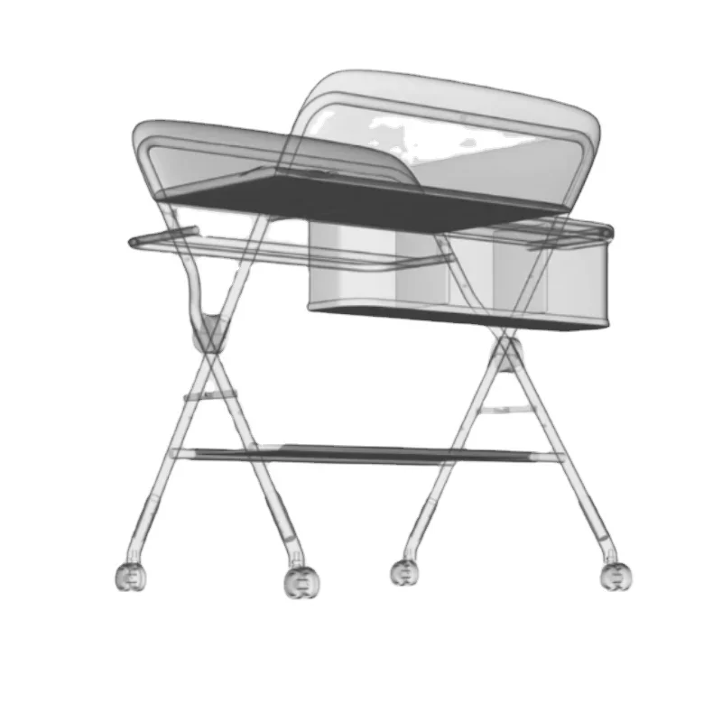 Multi-Functional Massage Diaper Table &ndash; Non-Slip Wheel Foldable Baby Care Station, Touch Changing Table, Portable Baby Bed
