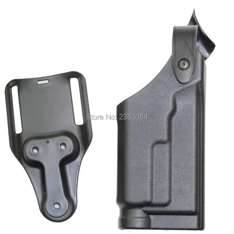 Military Pistol HK USP Holster Compact Airsoft Waist Belt Bearing Flashlight Laser Mounted Holster Right Handed Gun Case