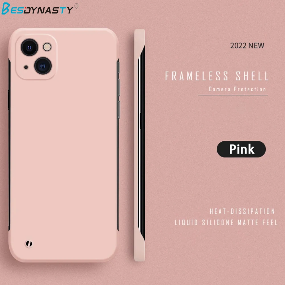 Luxury Ultra Thin Frameless Matte Phone Case - Hard Slim Back Cover Shell