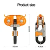 High Altitude Adventure Park Jungle  Crossing Through Equipment Owl Shape Double Pulley Built In Stell Ball Bearing 2