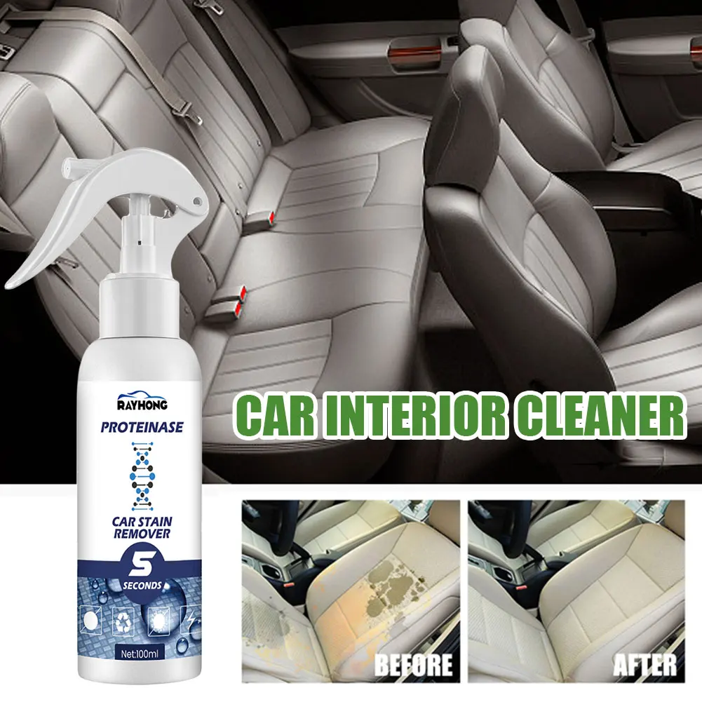 Car Stain Remover Auto Roof Dash Cleaning Car Interior Cleaning Agent  30/100ml