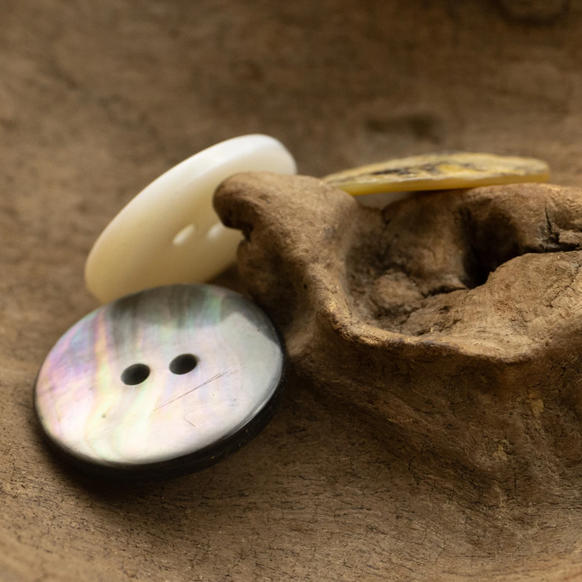 Boutons Ronds En Nacre - 6 Tailles De 10 Mm à 30 Mm