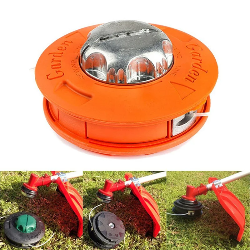 Aluminum Head Trimmer Universal Bump Feed Line Trimmer Head Strimmer Grass Brush Cutter Parts grass trimmer head aluminum trimmer head