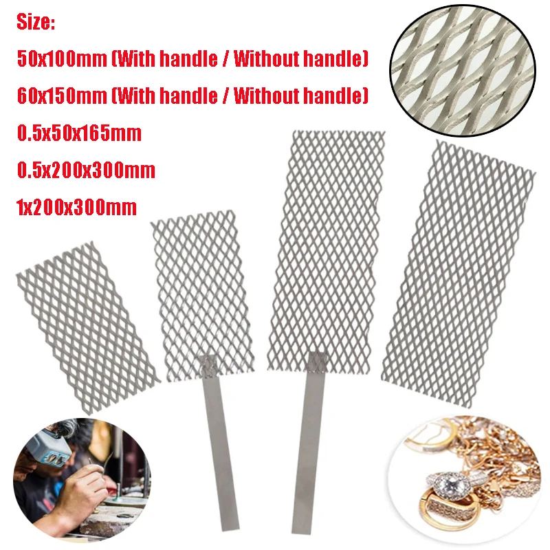 1 piece Jewelry Titanium Mesh Heat Corrosion Resistance Jewelry Making Plating Processing Tool Various sizes available jewelry making tool