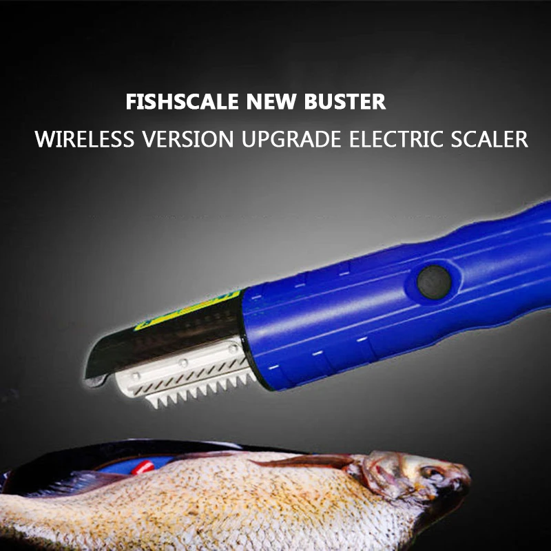 

Electric Fish Scaler New Rechargeable Fishing Scraper Descaling Fish Cleaner Descaling Scraper Seafood Tools
