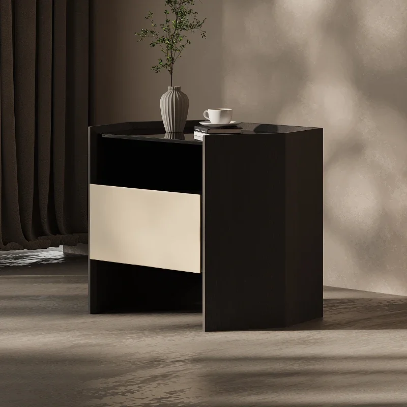 

Bedside Table Modern Minimalist Bedroom with Drawer Storage Bed Side Cabinet Small Cabinet