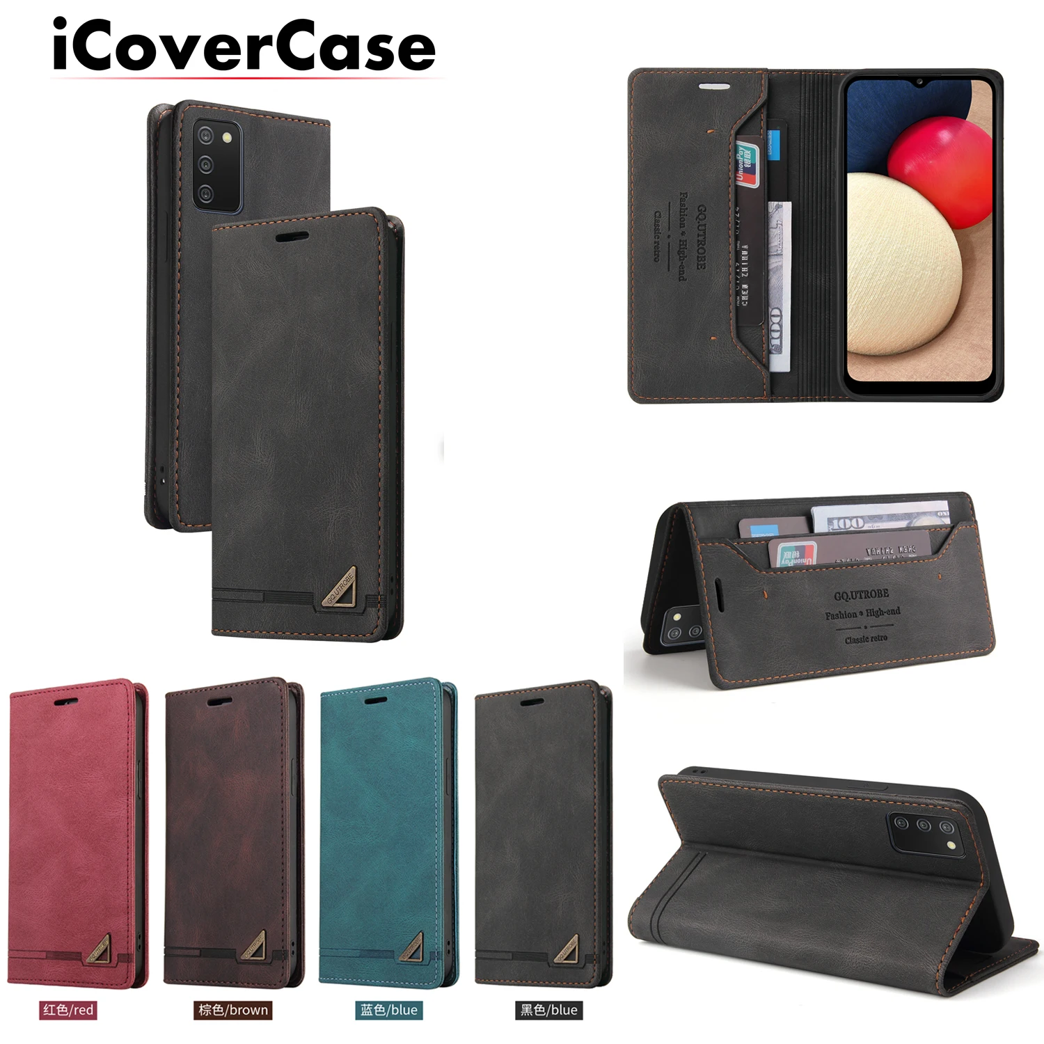 Luxury Wallet Leather Case For Samsung Galaxy A51 A71 A22 A11 A21 A21S A31 A41 M31S M11 M40S M32 A7 A8 A6 2018 A5 2017 |