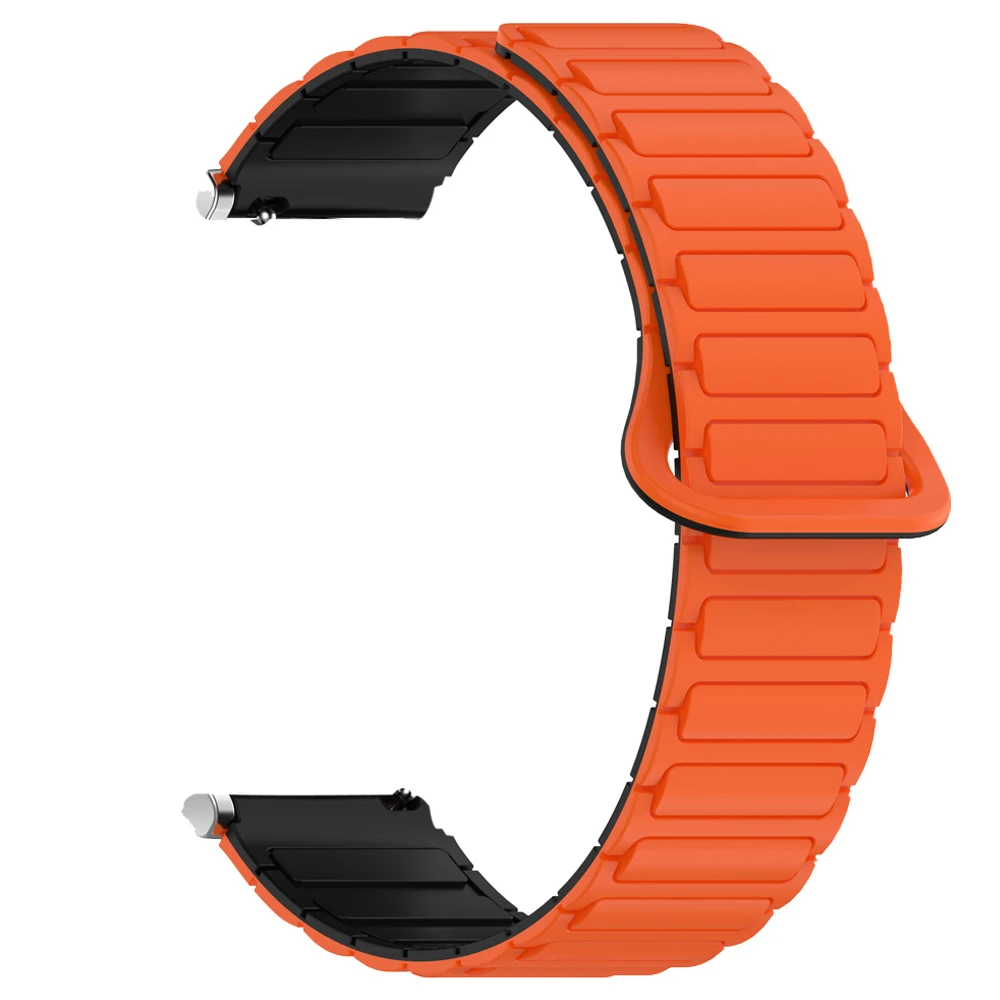 Magnetic Loop Silicone Smartwatch Strap - 22mm Adjustable Band