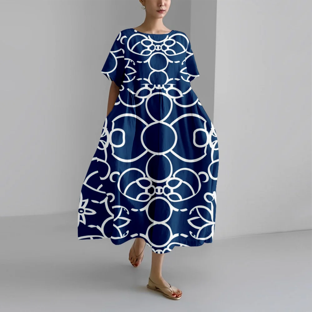 

Summer Dress Vintage Fashion Dresses Beach Luxury Stylish Oversize Dress Women Popular Clothes Party Vestido Girl Elegant Robe