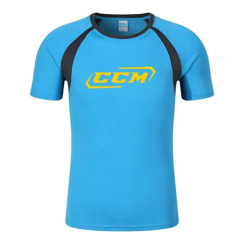 CCM 2023 new fashion casual sports men's eight-color short-sleeved breathable sports short sleeves