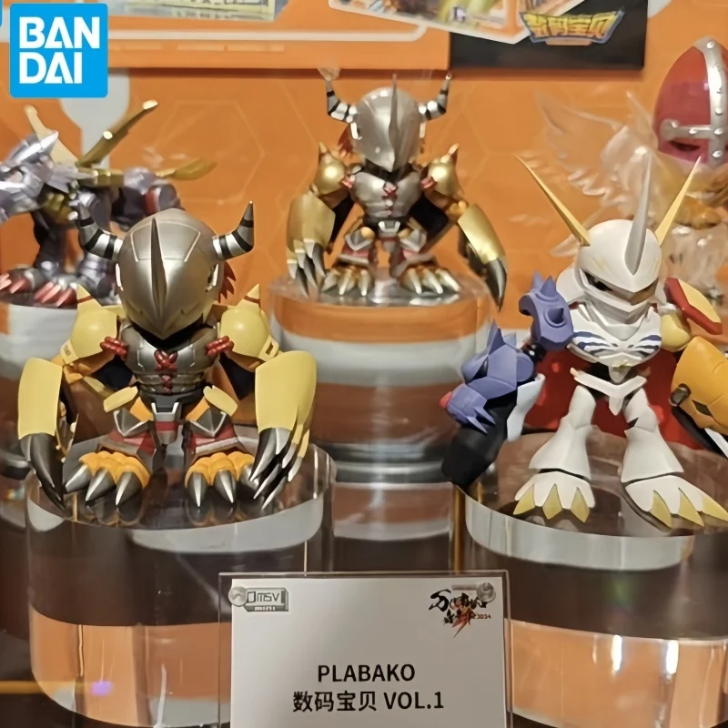 バンダイ　海外限定　デジモン　プラモデル　Plabako 3点セット PLABAKO デジモンアドベンチャーVol.1 オメガモン レビュー