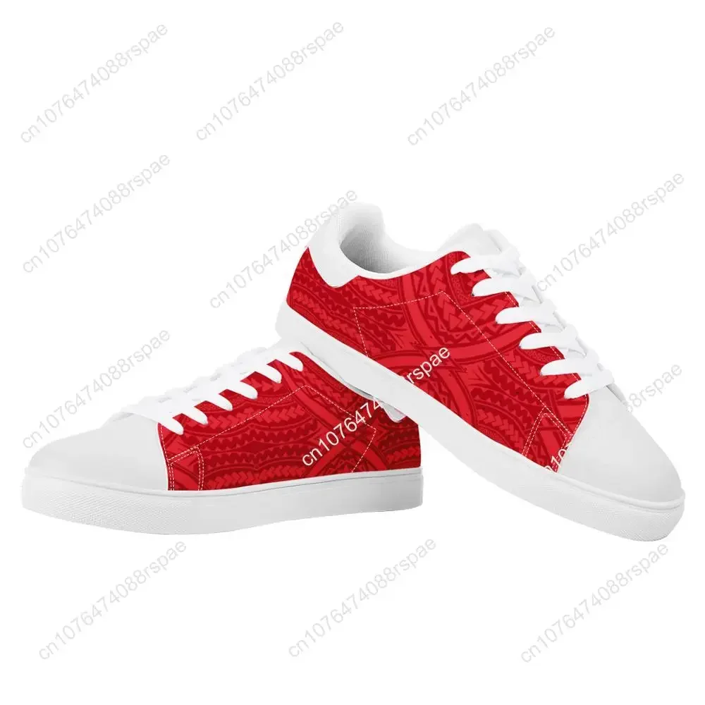 1 MOQ Polynesian Samoa Tribal Sia Flat Sneaker Samoa Logo Printing Custom Fashion Walking Sport Shoes Light Women Running Shoes