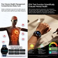 Nouvelle montre intelligente ECG précise analyse de la santé cardiaque pression d'oxygène dans le sang appel BT montres intelligentes ECG pour hommes femmes film de protection 5