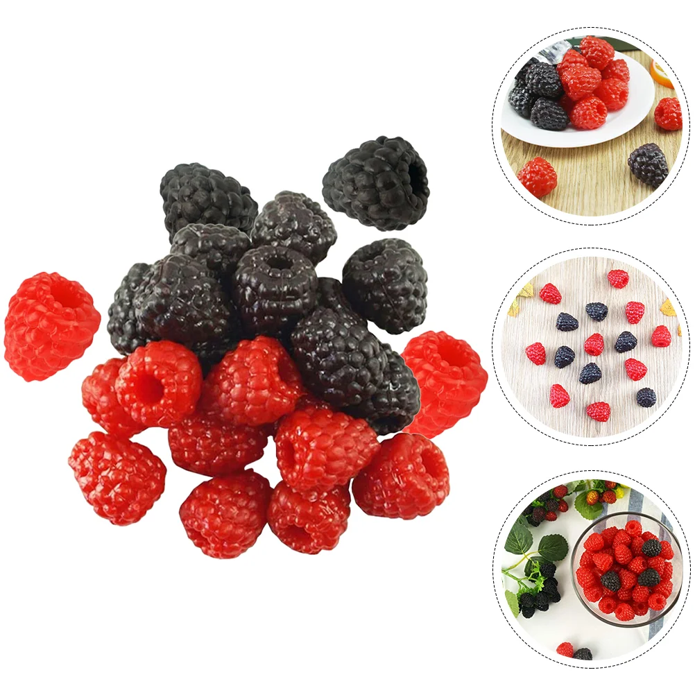 

Raspberry Model Cabinet Raspberry Decor Photo Prop Simulated Fruit Models Artificial Fruits