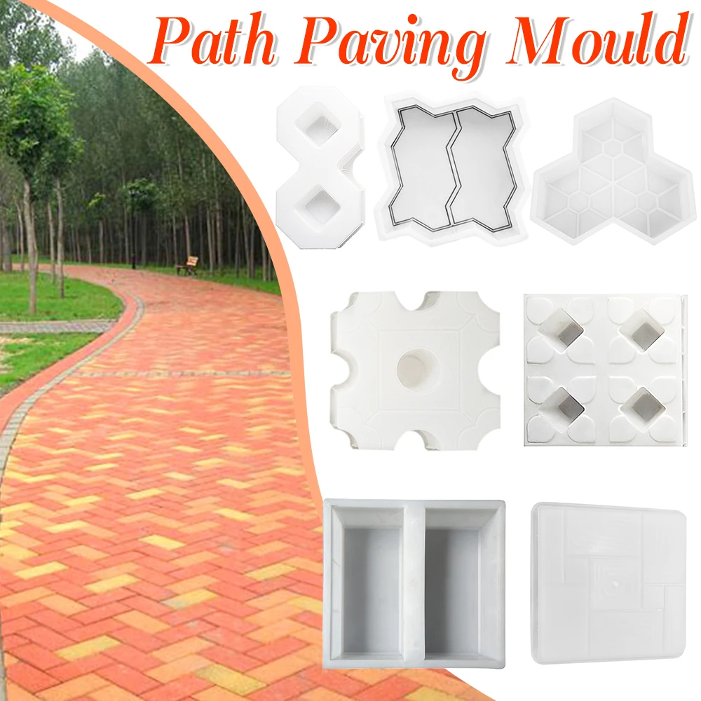 DIY Path Maker Cement Brick Mold 2