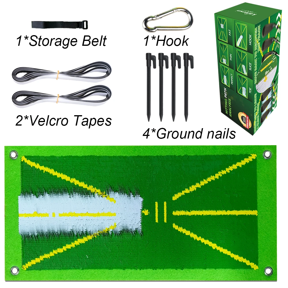 Top İzleme Teknolojisine Sahip Golf Salınım Eğitim Matı - Algılama Pedli Salınım Yolu Analiz Matı, İdeal Golf Antrenman Ekipmanı