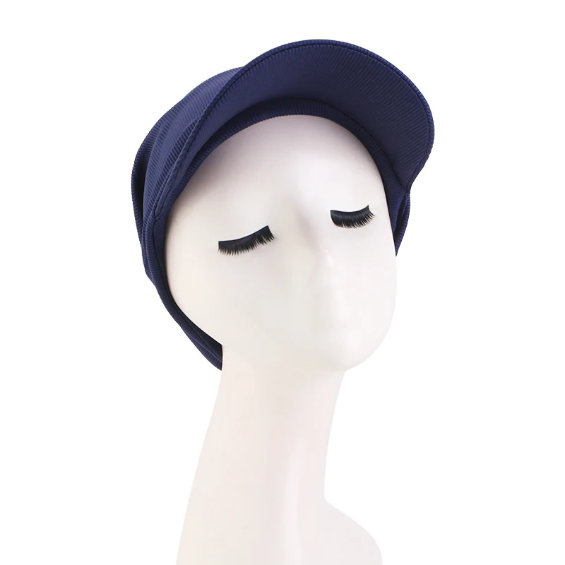 Fashion Solid Colour Baseball Headscarf Scarf Caps Sun Hats for Women t Summer Soft Breathable Headscarf Caps