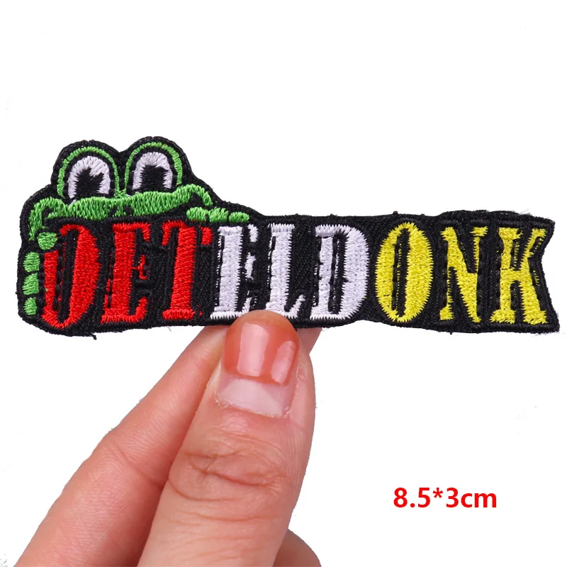 Oeteldonk Embroidered DIY Frog Carnival Iron-On Patch