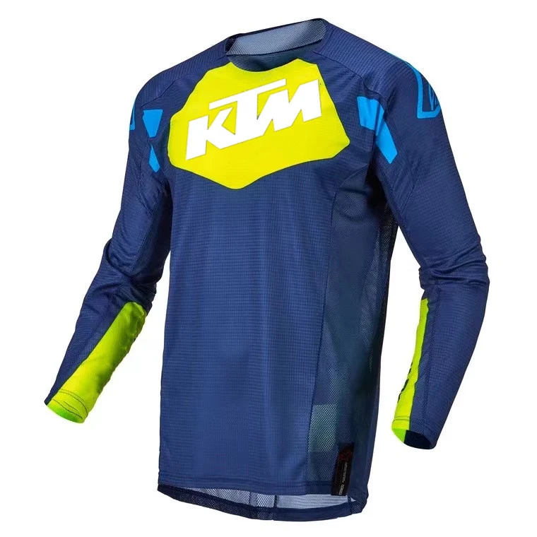 KTM 산악 자전거 내리막 저지 긴 소매 MTB 셔츠 오프로드 DH 오토바이 모토 크로스 스포츠웨어 의류 모토 크로스 의류
