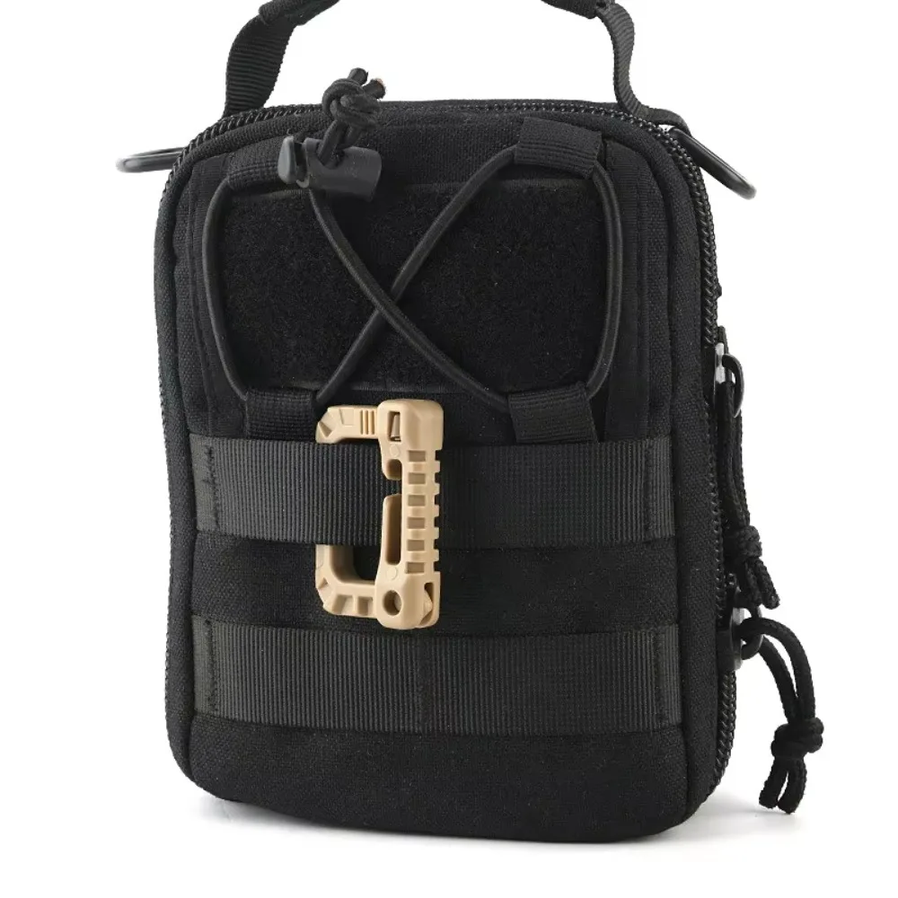 2Pcs D-Ring Multipurpose Locking Carabiner Clips Hanging Hook Backpack Buckle Attach Snap Lock Camp Keychain