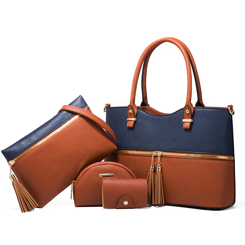 Vintage Casual Womens Shoulder Bags High Quality Leather Layer Large Capacity Tote Bag  Ladies Designer Messenger Bags