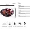 Artware Sink Bathroom Tempered Glass Vanity Round Bowl With Oil Rubber Bronze Faucet and Pop Up Drain Combo Countertop Furniture 5