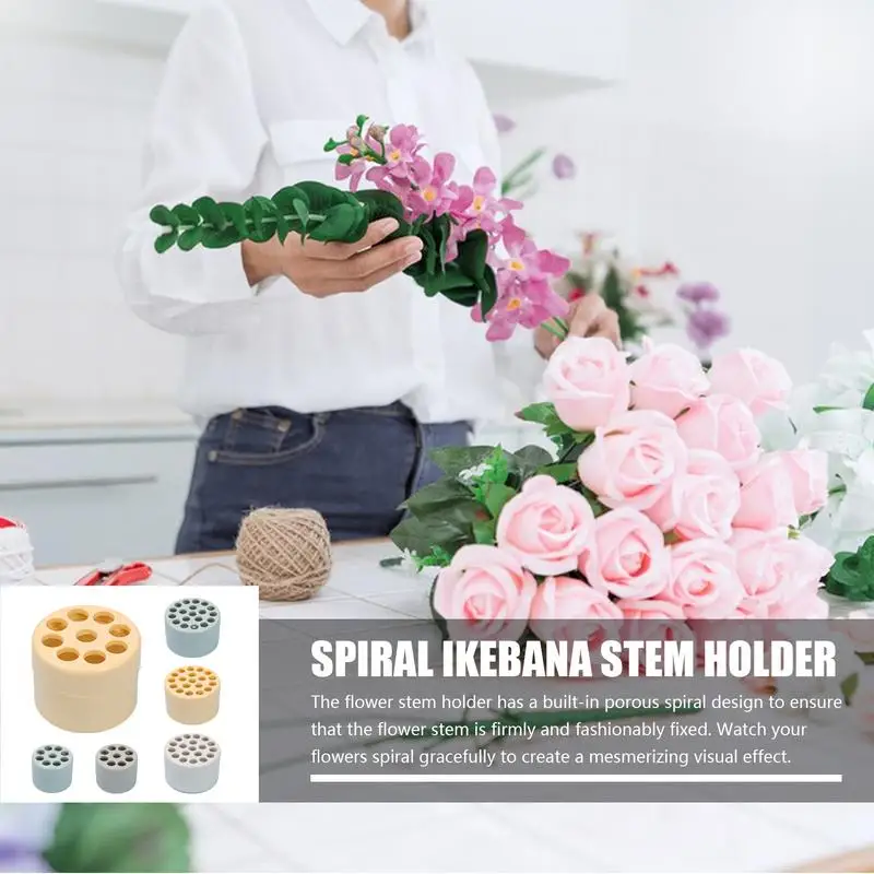 

Floral Arranger Tool Bouquet Ring Flower Arranger Flower Stem Holders For Home Wedding Decoration DIY Flower Bouquet Creator
