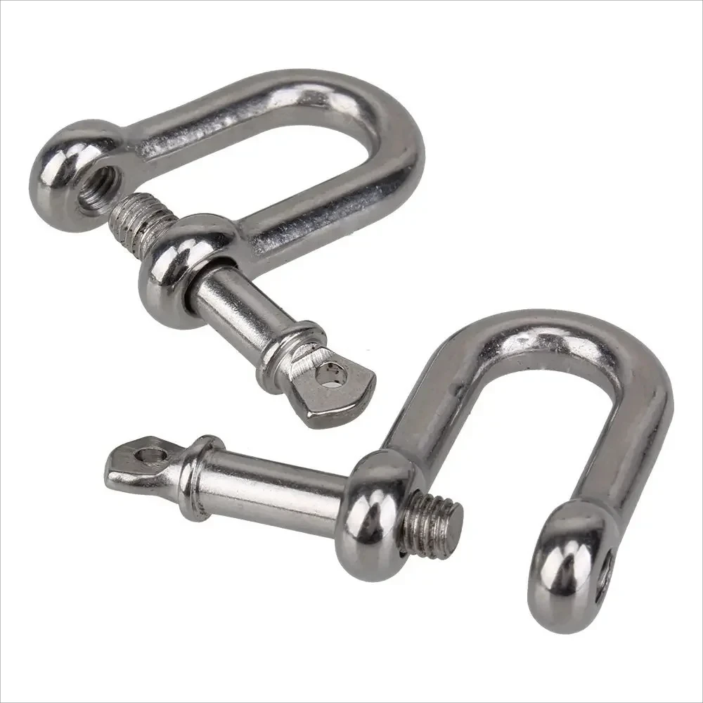Straight Shackle Hooks Stainless Steel Rigging Hardware