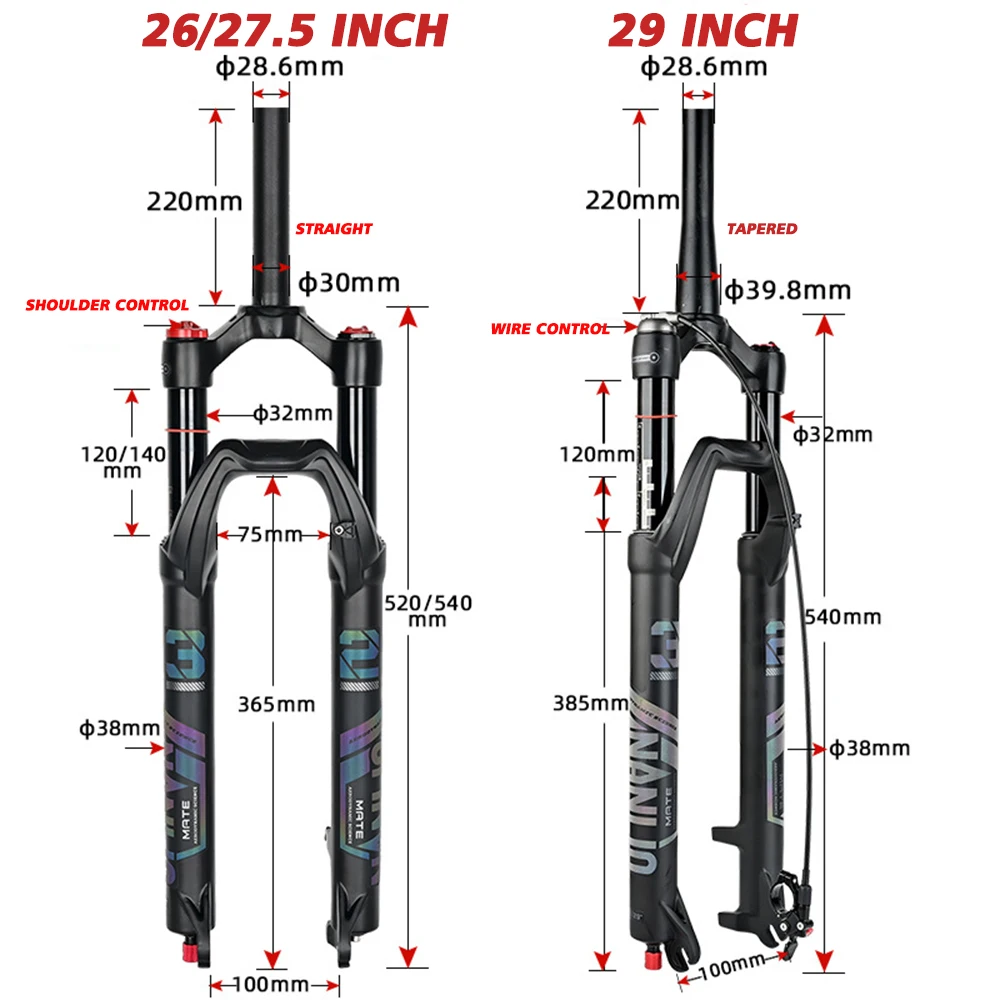MTBBicycleAirForkReboundAdjustmentMTBSuspension2627529