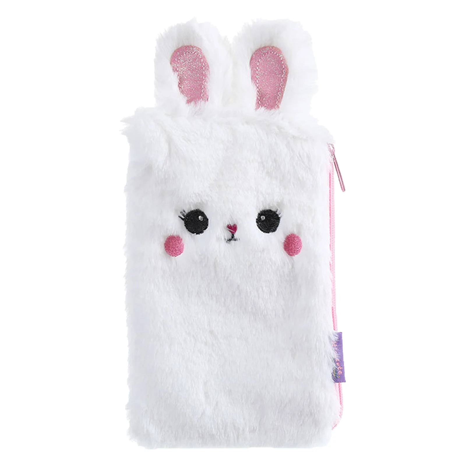 Cute Plush Pencil Pouch Bag Case Organizer Holder with Zipper Suit for Kids Girls Cosmetic Makeup Pouch Coin Purse Wallet Bags children cartoon unicorn schoolbags space bag large capacity cute boys girls grade 1 5 backpack with cute mini coin purse