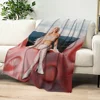 Singer Warm Soft Plush Nap Blankets Sofa k-Kenia for Living Room  p-pink Office Bedroom Home A-aura Travel Kid Gift Os Flannel 2