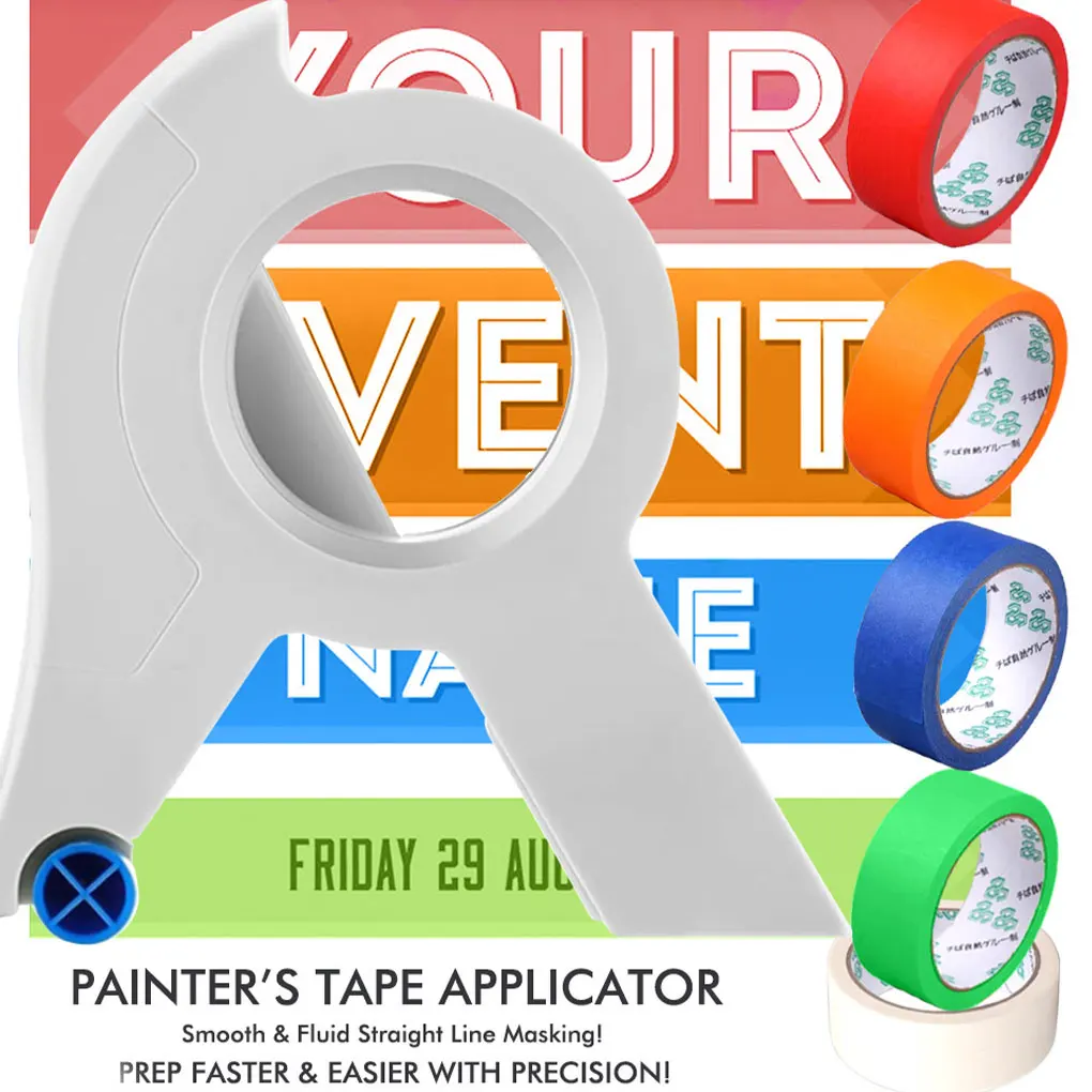 Masking Tape Dispenser For Decorating Neat And Clean Results Painters Tape Applicator Masking Master A 2