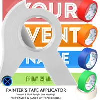 Masking Tape Dispenser For Decorating Neat And Clean Results Painters Tape Applicator Masking Master A 2