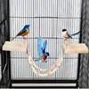 Bird Toy Hamster Toy Little Pet Springboard Combination Toy Parrot Climbing Ladder Springboard Ladder Swing Parrot Toys 1
