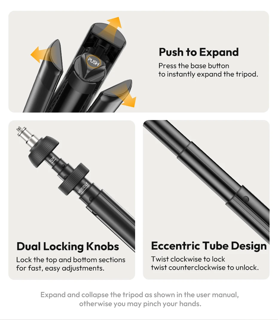 Ulanzi AT-05 šviesos stovo vaizdas 5