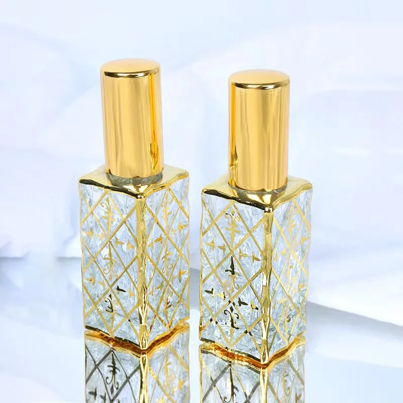 

50Pcs 12ml Perfume Spray Bottles Glass Refillable Bottle Portable Travel Oils Liquid Cosmetic Container Perfume Atomizer