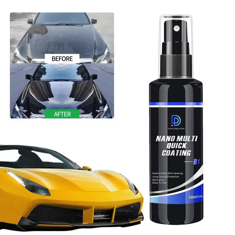 

Car Quick Coating Spray Scratch Repair Nano Spray Paint Sealant Detail Protection Polishing Spray Car Body Nano Coating Agent