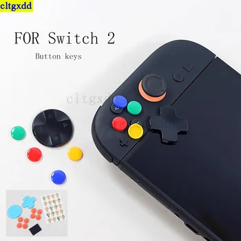 Cltgxdd 1 set FOR Switch 2 controller handle protection button cap D-Pad button cover ABXY color button cover sticker 1
