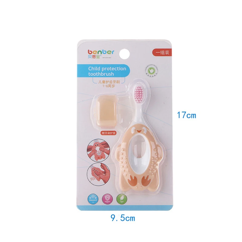 Kids Cartoon Baby Soft-bristled Toothbrush Children Teeth Training Mouth Clean Penguin Shape baby toothbrush