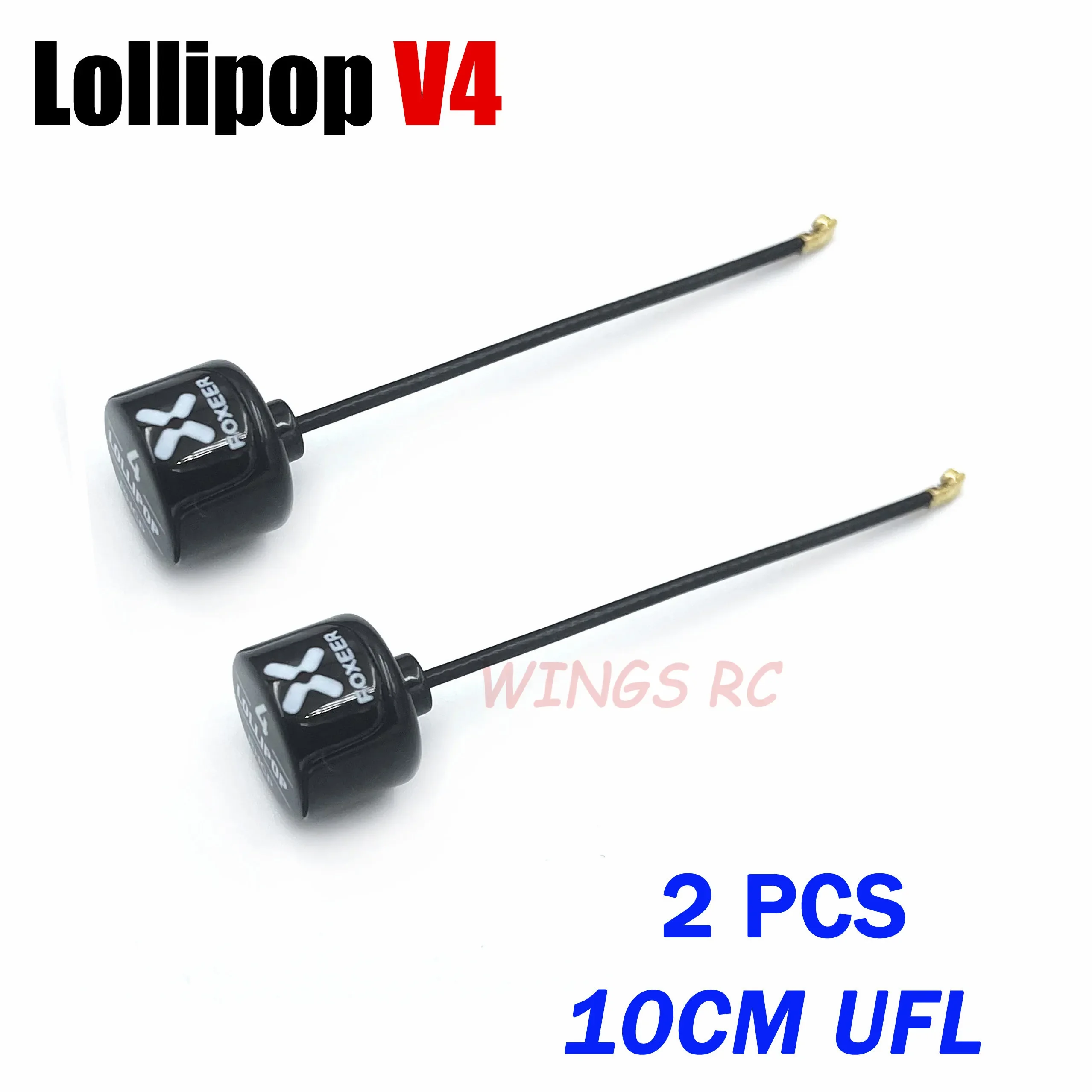 2pcs Black UFL V4