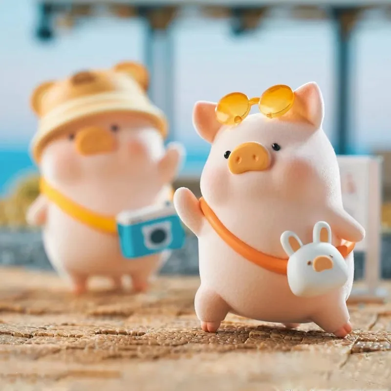 

LuLu The Piggy Travel Series Blind Box Toys Cute Action Figure Desktop Ornament Surprise Mystery Box Caja Misterios Girl Gift